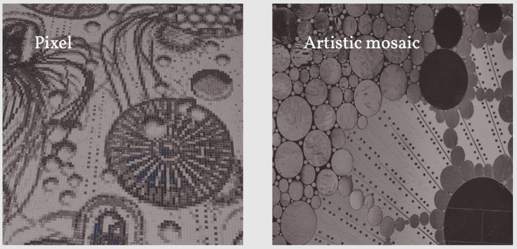 Pixel és művészi mozaik SICIS katalógusok